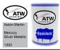 Preview: Aston-Martin, Mercury Silver Metallic, 1300: 500ml Lackdose, von ATW Autoteile West.